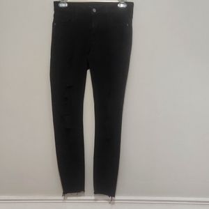 Women sz 2 Reg. Black ripped jeans